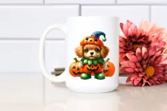 Baby Dog Halloween Costume Clipart Product Image 2