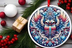Round Christmass Ornament PNG Product Image 2