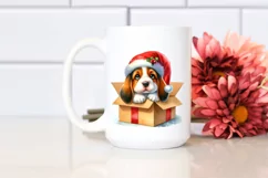 Vibrant Basset Hound Portrait PNG Product Image 2