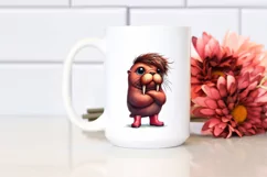 Baby Walrus Rain Boots | Sublimation Clipart Product Image 2