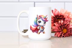 Baby Unicorn Watercolor Hero Pose Product Image 2