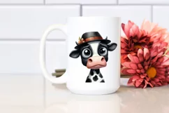 Skinny Cow Watercolor | Sublimation Clipart Product Image 2
