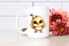 Baby Chicken Party Hat | Sublimation Clipart Product Image 1