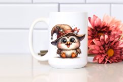 Funny Owl with Hat and Goofy Smile | Sublimation | Clipart Product Image 2