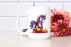Halloween Unicorn Pumpkin | Sublimation | Clipart Product Image 2