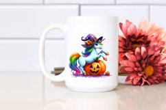 Halloween Unicorn Pumpkin | Sublimation | Clipart Product Image 2