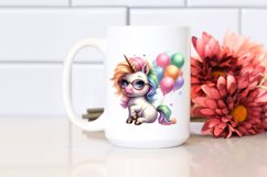 Johny Bravo Baby Unicorn | Watercolor Product Image 2
