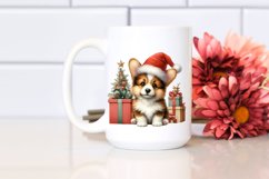 Crazy Winter Corgi PNG Product Image 2