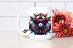 Detailed Gothic Girl PNG Product Image 2
