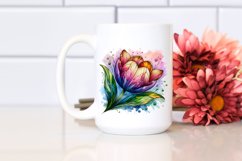 detailed vibrant Pastel Wooden Small Stained Tulip PNG Product Image 2