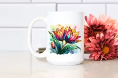 detailed vibrant Pastel Wooden Small Stained Tulip PNG Product Image 2