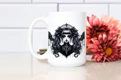 Detailed Gothic Girl PNG Product Image 2