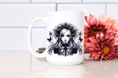 Detailed Gothic Girl PNG Product Image 2