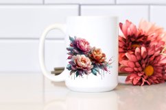 Shiny Peonies Abstract Clipart Product Image 2