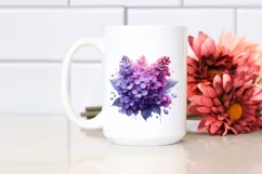 Colorful Glass Lilac Watercolor Splash Product Image 2