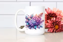 detailed vibrant Pastel Wooden Small Stained Lilac PNG Product Image 2