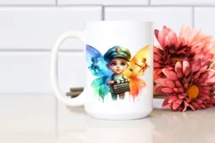 Watercolor Fairy Director PNG Product Image 2