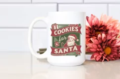 Retro Cookies for Santa Clipart PNG Product Image 2