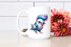 Cute Baby Dove Dancing PNG Product Image 2