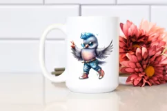 Cute Baby Dove Dancing PNG Product Image 2