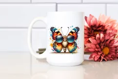 Quirky Vibrant Butterfly with Paint-Like Colors | Product Image 2