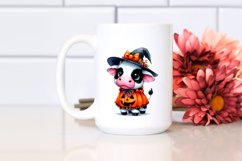Baby Cow Halloween Drawing Clipart Product Image 2