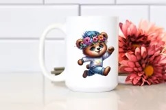 Baby Bear with Cool Haircut PNG Product Image 2