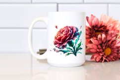Glass Carnation Watercolor Splash Product Image 2