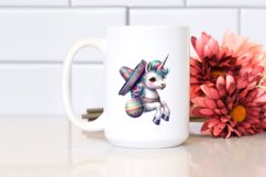 Colorful Baby Unicorn at Latin Club, PNG Product Image 2