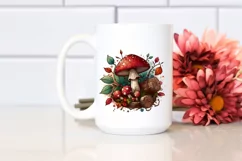 Detailed Stained Mushroom PNG Product Image 2