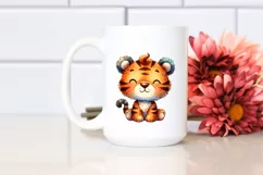 Cute Baby Tiger Plush Watercolor Product Image 2