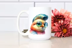 Cute Baby Chicken Posing PNG Product Image 2