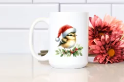 Watercolor Bird with Party Hat, High-Res PNG Product Image 2