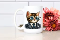 Cute Kitten Retro es Clipart Product Image 2