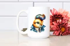 Cute Baby Chicken Posing PNG Product Image 2