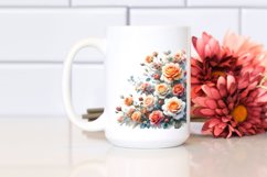 Colorful Orange Roses | Clipart Product Image 2