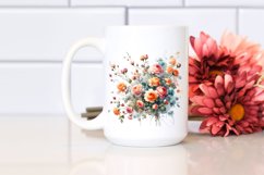 Colorful Orange Roses | Clipart Product Image 2