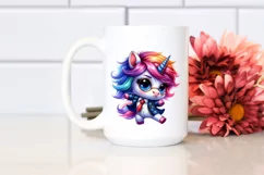 Baby Cute Unicorn PNG Product Image 2