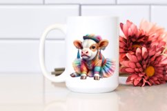 Colorful Baby Cow in Dancer&#039;s Costume Product Image 2