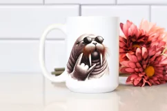 Funny Cute Walrus Portrait Smiling with Sunglasses | Product Image 2
