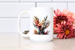 Abstract Gladiolus Watercolor Clipart Product Image 2