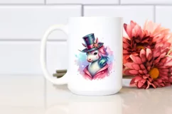 Colorful Baby Unicorn in Magician's Hat Product Image 2