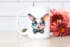 Whimsical Bunny Sunglasses Tongue | Clipart Product Image 2