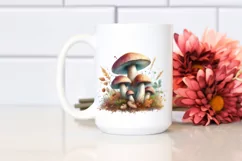detailed Pastel Mushroom PNG Product Image 2