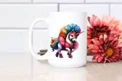 Colorful Baby Unicorn in Volta Dancer's Outfit Product Image 2