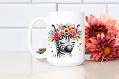 Adorable Vibrant Zebra, Transparent PNG Product Image 2