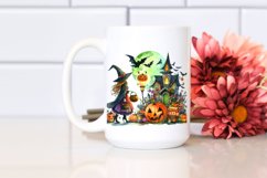 Witch Halloween Watercolor Clipart Product Image 2