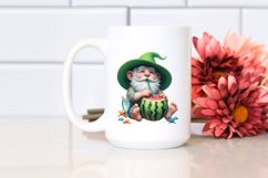 Detailed Gnome with Beachwear Drinking Clipart Product Image 2