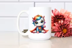 Baseball Hero Baby Unicorn | Clipart Product Image 2