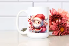 Vibrant Digital Painting Santa PNG Product Image 2